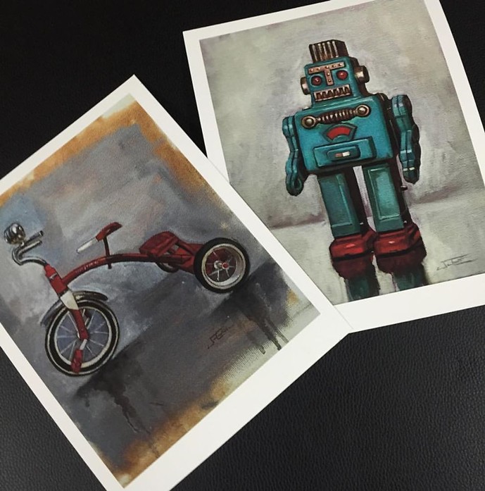 Set of Prints (Robot adn Tricylce)